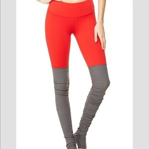 Alo Goddess Leggings Neon Coral